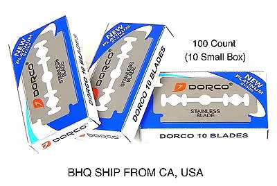 $9.99 • Buy Dorco ST300 Platinum Double Edge Razor Blades 100 Counts