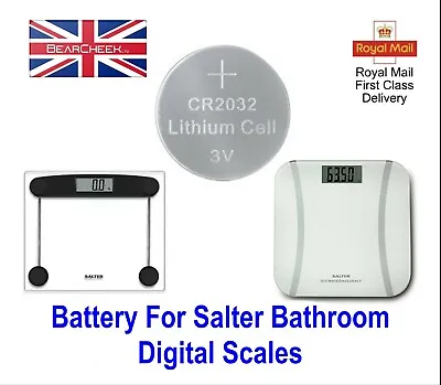 £2.80 • Buy Battery For Salter Digital Bathroom Weighing Scales - Replacement Battery