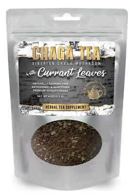 Siberian Chaga Mushroom Loose Tea With Currant Leaves 4 Oz. (113g.) 82 Servings • $18.49