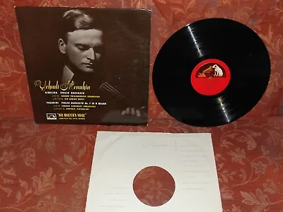 Yehudi Menuhin Sibelius/Paganini Concertos 1956 1st UK HMV ALP 1350 Red/Gold S/c • £8.49