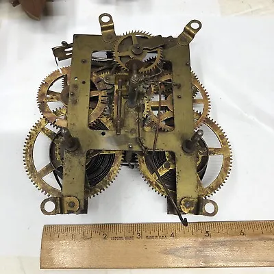 Vintage Ingraham Mantle Clock Part Movement • $56