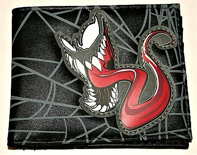 Marvel Comics Spider-Man Classic Venom Leather Like Wallet NEW Tags Billfold • $19.99