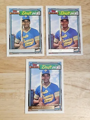 Lot (3) 1992 Topps Draft Picks #156 Manny Ramirez Gold Winners RC ROOKIE • $4.74