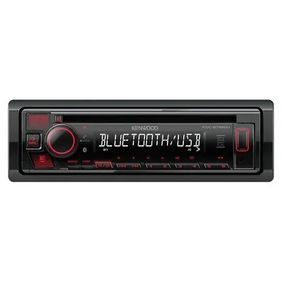 Kenwood KDC-BT460U 1DIN Car Multimedia Stereo Receiver USB AUX-In CD Bluetooth • £78.99