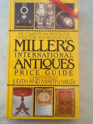 MILLERS' INTERNATIONAL ANTIQUES PRICE GUIDE: 1989 EDITION By Judith Miller VG • $12