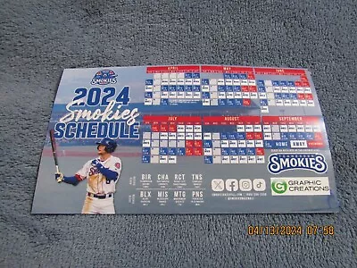 2024 Tennessee Smokies Magnet Schedule Cubs • $2.99