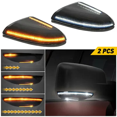2X Sequential LED Mirror Turn Signal Puddle Lights For 09-18 Dodge RAM 1500 2500 • $39.99