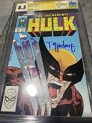 Incredible Hulk #340 Signed Todd Mcfarlane Cgc Signature Series • $300