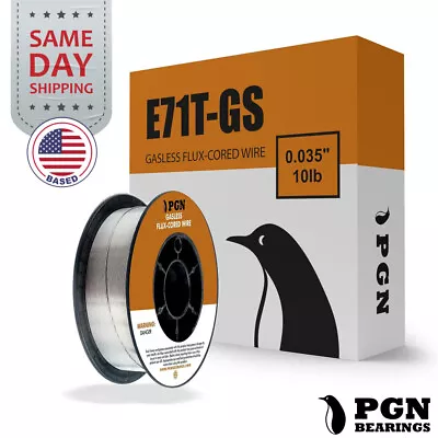 E71T-GS .035  - 10-Lb - Flux Core Welding Wire - Gasless Mild Steel MIG • $34.95