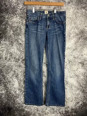 X2 Denim Laboratory Y2K Low Rise Bootcut Medium Wash Blue Jeans Womens 2 • $13.50