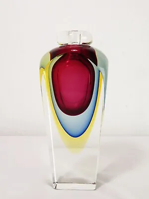 Singed LUIGI ONESTO Murano ~ OGGETTI ART GLASS ~ Perfume SOMMERSO DECANTER Vase • $250