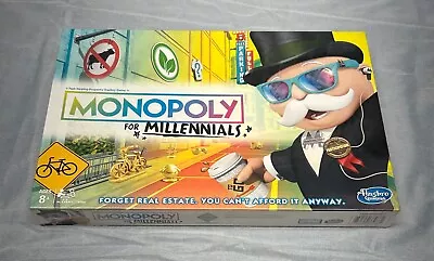 NEW Hasbro Monopoly For Millennials Board Game FACTORY SEALED • $12.95