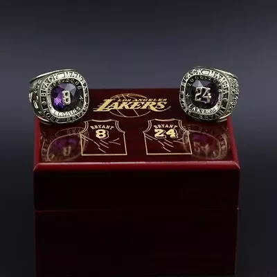 Kobe Bryant L.A Lakers Retirement Jersey Rings 8 And 24 W/display Box • $79
