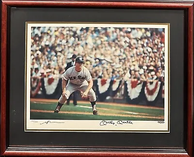 Mickey Mantle Signed 16x20 Framed Photo Yankees Neil Leifer Auto /500 UDA COA • $1999.99