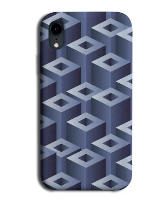 Blue Cubes Phone Case Cover Cube Cubed Shape Shapes Block Blocks Squares H376  • £14.95