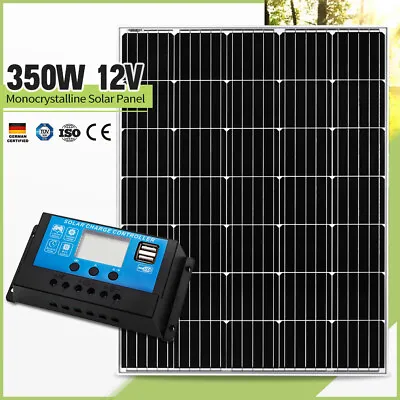 12V 350W Fixed Solar Panel Mono Generator Caravan Camping Charger 350watt • $149.95
