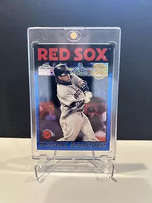 Manny Ramirez - Blue /150 - Silver Pack - 2021 Topps - 86c-38 • $8