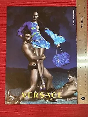 Model Brian Shimansky For Versace Fashions 2012 Print Ad • $6.95