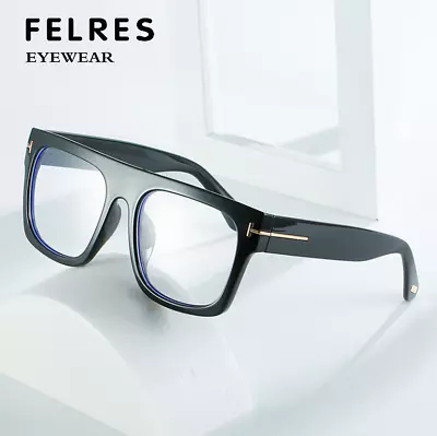 Large Frame Square Reading Glasses For Men Women Anti Blue Light Glasses New  • $11.99