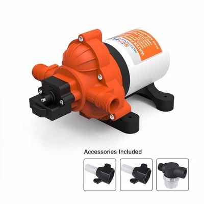 $49.99 • Buy SEAFLO 12V Water Pressure Diaphragm Pump 3.0 GPM 11.6 LPM 45 PSI Boat Marine RV