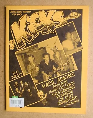 Kicks Magazine #5 1987. Scarce R&B Garage Surf Music Fanzine • £44.99