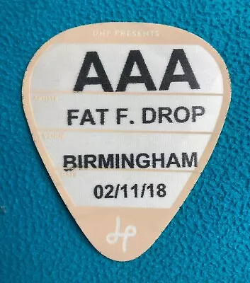 Fat Freddys Drop Birmingham 02/11/18 AAA Backstage Working Pass • £7