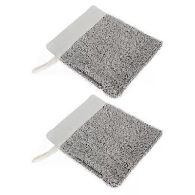 2Pcs Soap Bags Mesh Bath Mitts Scrubs Mesh Soap Bag Shower Scrub Mitt • $9.02