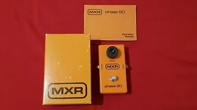 MXR Block Phase 90 - Vintage 1978 Great Condition With Original Box And Manual • $230
