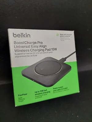 Belkin BoostCharge Pro Universal Wireless Charging Pad 15W Fast Charger.  • $14
