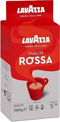 (New) Lavazza Qualitá Rossa Ground Coffee 1Kg | Free Shipping | AU • $36.95