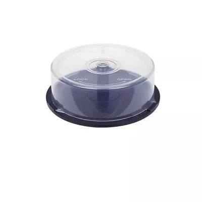 Six (6) 25 Disc Capacity Empty CD DVD BluRay Storage Cake Box Case Spindle • $11.95