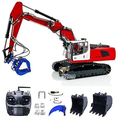 1/14 RC Hydraulic Excavator 946 3 Arms Assembled Remote Control Digger Grab • $5125.94