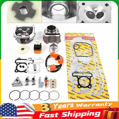 50mm Big Bore Cylinder Piston Kit GY6  100cc Scooter Moped 1P39QMB 139QMB US • $60.80