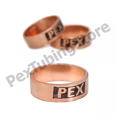 (100) 3/4  PEX Copper Crimp Rings By Sioux Chief Made In USA ASTM/CSA #649X3 • $22.79