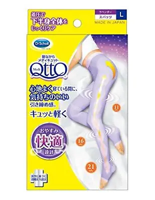 Dr. Scholl Medi QttO Overnight Leg Slimming Leggings L-Size Lavender NEW • $32.59