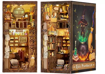 Magic Pharmacist Dollhouse Nook Craft Diy Harry Potter Toy Puzzle Au Sold • $91.64