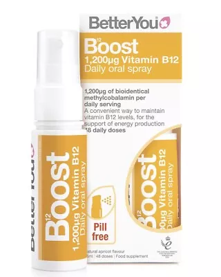 Better You Boost Vitamin B12 Daily Oral Spray 25ml 48 Doses • £12.30