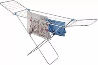 Indoor Clothes Airer 14m Balcony Foldable Laundry Washing Drier Rack By Minky • £15.95