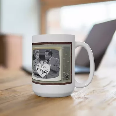 I LOVE LUCY Tv Show Retro Design Ceramic Mug 15oz Extra Large • $21.99