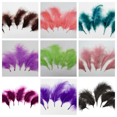 MARABOU PLUMAGE 1-5  Feathers 25+ Colors To Choose From! Halloween/Craft/Costume • $17.99