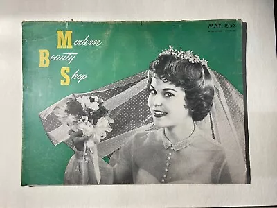 Vintage Modern Beauty Shop May 1958 • $24.33