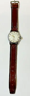 $99 • Buy Vintage Seiko 1174 Chronometer Automatic Ivory Dial Mens Watch Small Second Dial