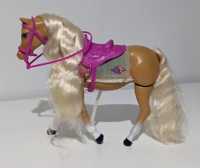 RARE VINTAGE 1993 Mattel Barbie High Stepper Horse Inc Saddle Bridle & Blanket • $80