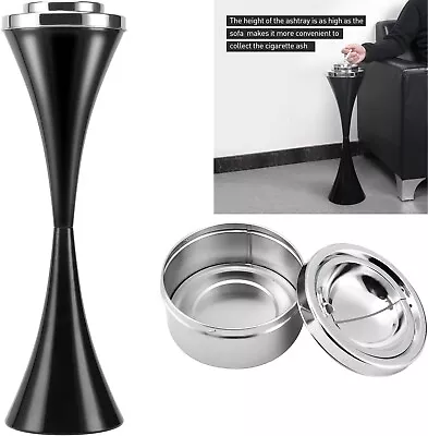 Floor Standing Ash Tray Stainless Steel Contemporary Smoking Ashtray Detachable • $47