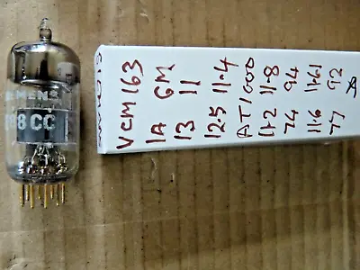 Siemens   E88CC 6922 A  USED Valve Tube AT1000 Tested JUL19K • £30