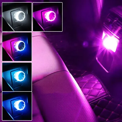 $2.85 • Buy 1x USB LED Mini Lamp Bulb Accessories Car Neon Atmosphere Ambient Light Random