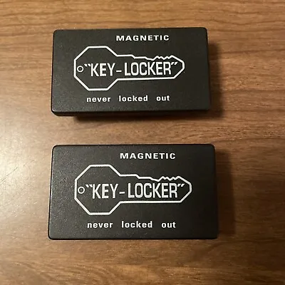 2 Magnetic Key- Locker Never Locked Out Hide A Key Spare Key Storage Outdoor • $8.99