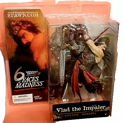 2004 McFarlane Monsters 6 Faces Of Madness Vlad The Impaler 7  Figure NEW/SEALED • $59.99