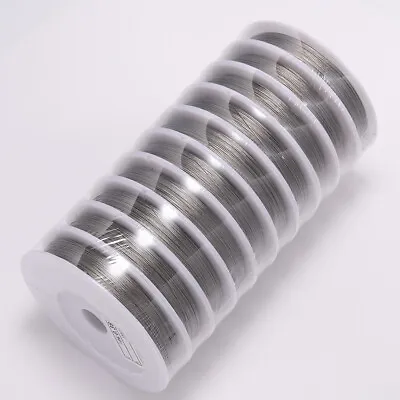 $3 • Buy Stainless Steel Beading Wire Resistant Strong String DIY Craft Jewelry Making