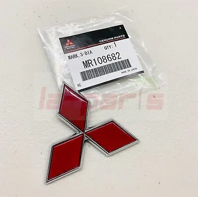 Genuine Mitsubishi Lancer Evo6 Tommi Makinen Cp9a Rear Red Diamond Emblem  • $66